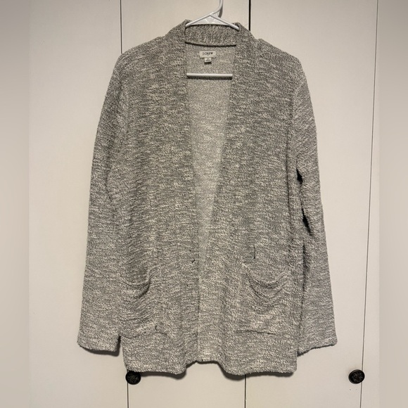 J. Crew Sweaters - J Crew Grey Marled Cardigan size medium